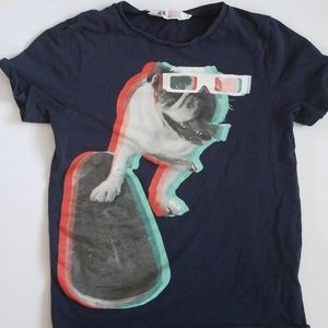 Dog on Skateboard Boys TShirt H&M